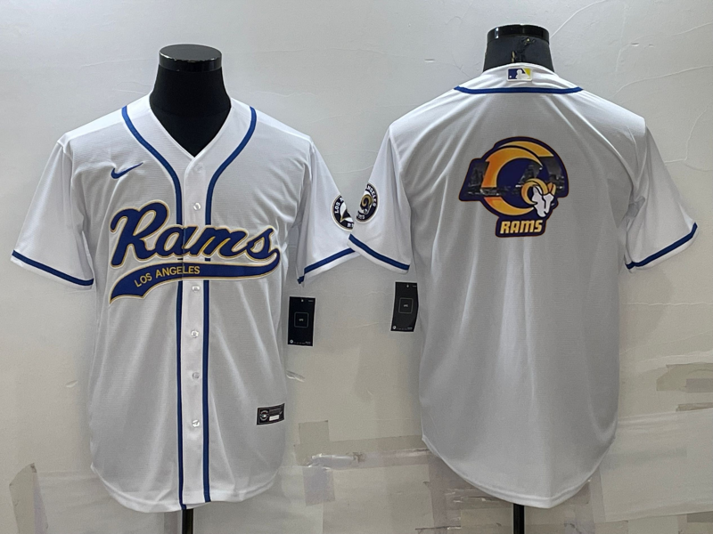 Men's Los Angeles Rams White Jersey